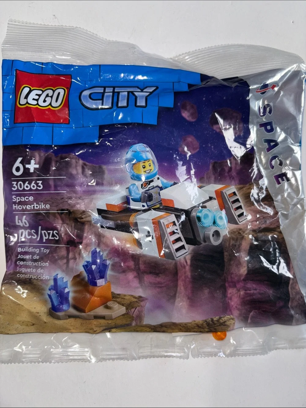 LEGO 30663 Space Hoverbike Lego City Polybag LEGO City Space Lego Astronaut NEW
